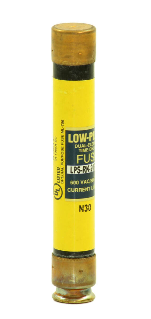 Bussmann LPS-RK20SP Low-Peak Fuse 20A 600VAC Class RK1