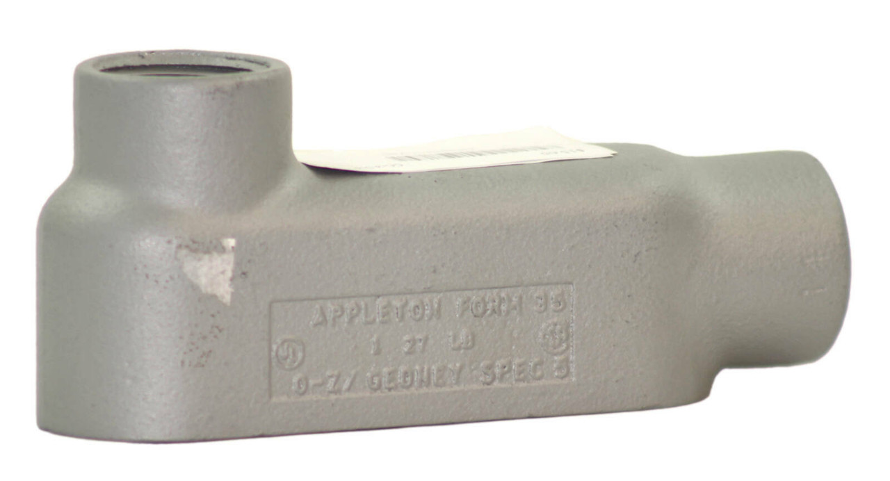 Appleton LB-100M Conduit Outlet Body Material: Grayloy-Iron Diameter: 1 Inch Form 35