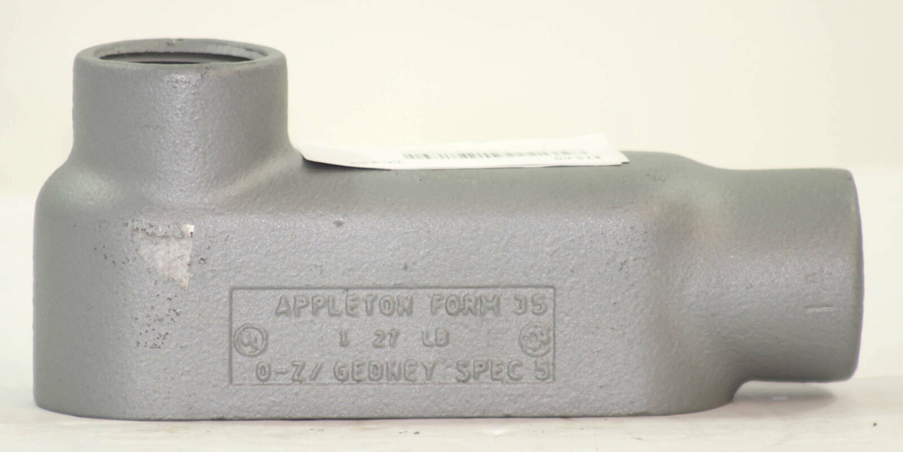 Appleton LB-100M Conduit Outlet Body Material: Grayloy-Iron Diameter: 1 Inch Form 35