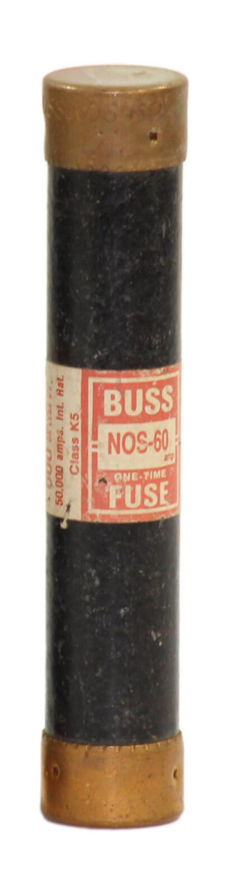 Bussmann NOS-60 Fuse 60 A 600V One Time, Non-Current Limiting, Class K5
