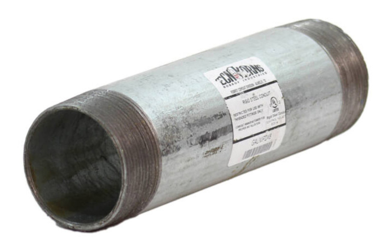 ECN-Korns GALNIP2X8 Rigid Steel Nippel Galvanized Steel 2-Inch x 8-Inch