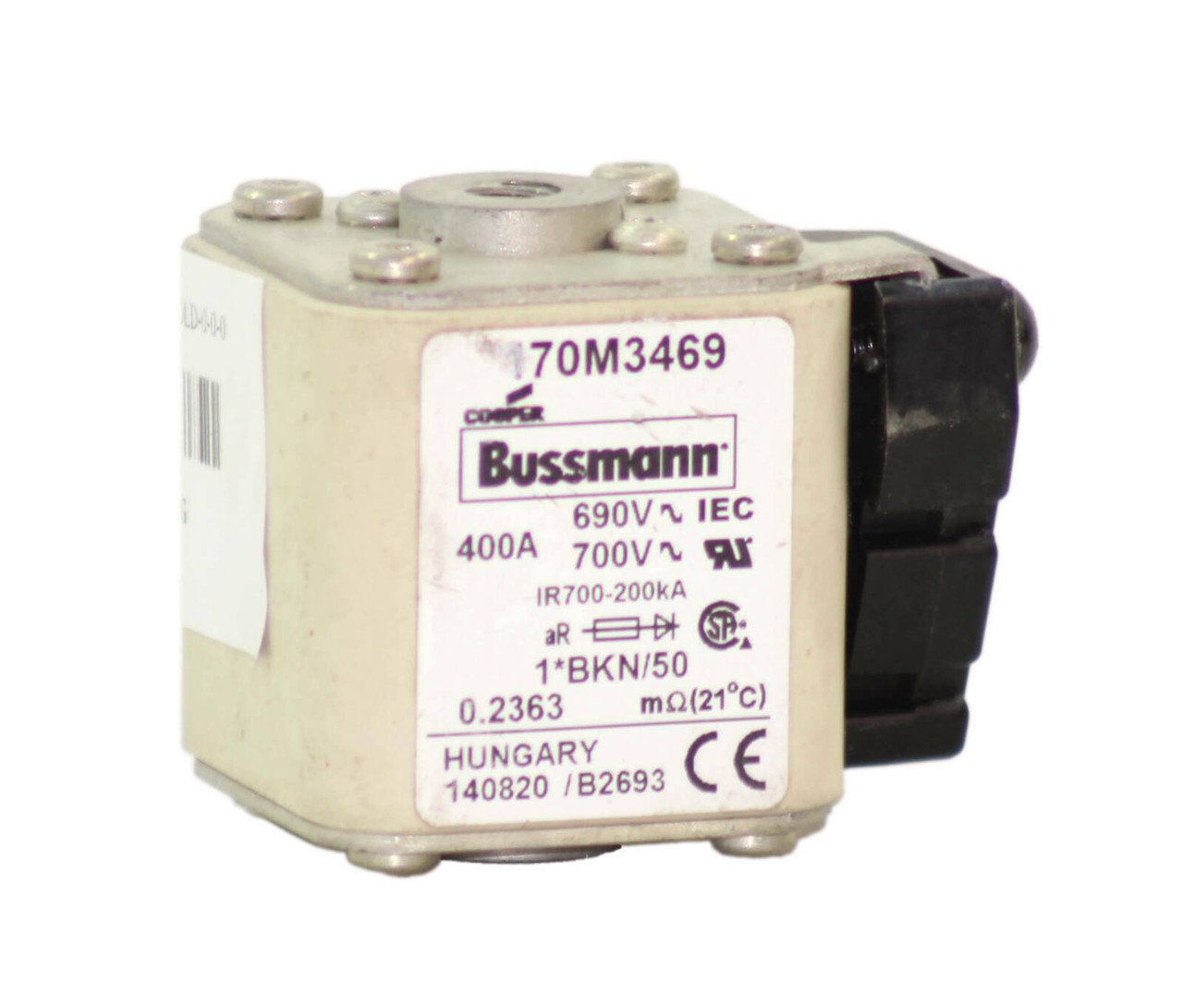 Bussmann 170M3469 Square Body Low Voltage HRC Fuse 400A 690V