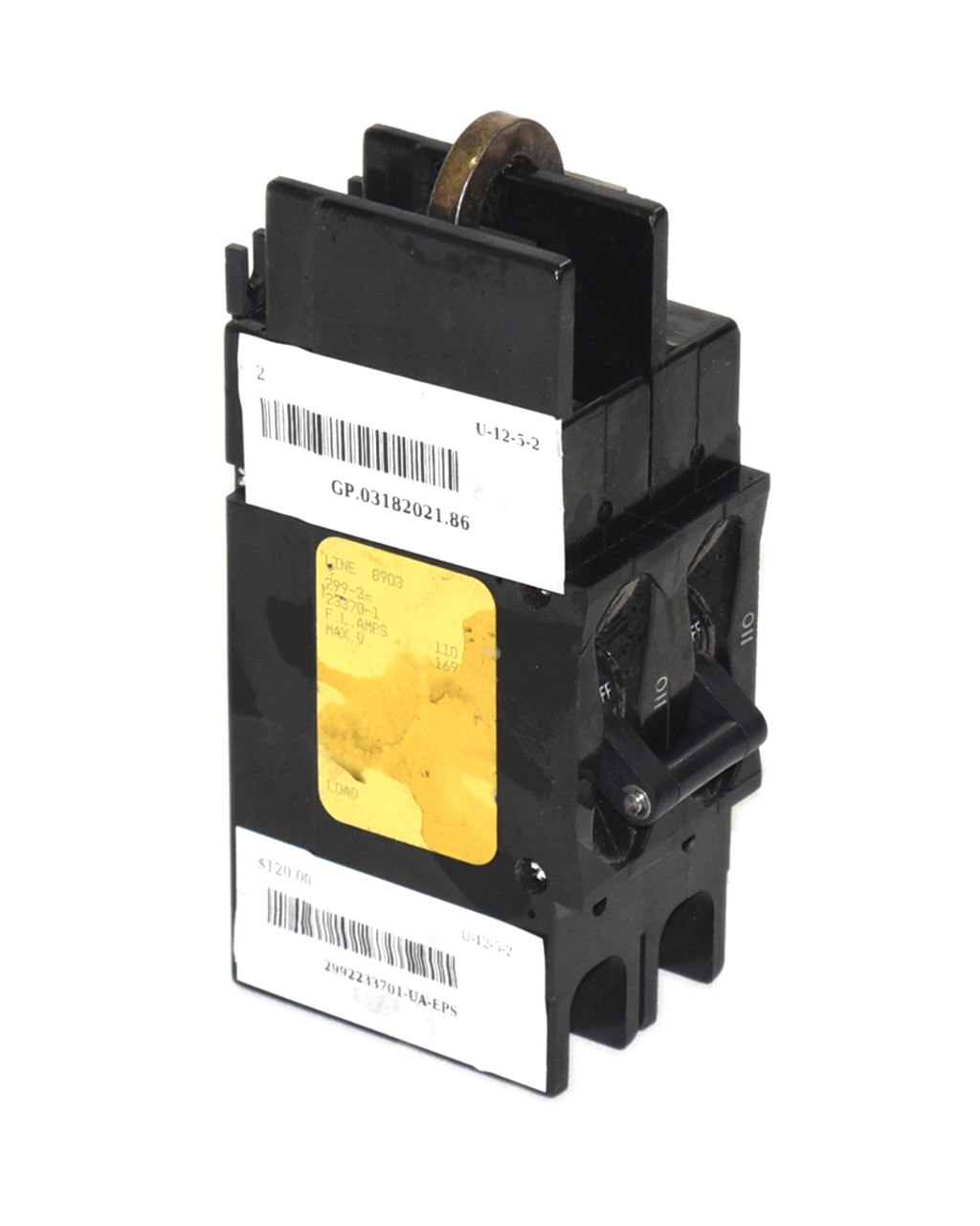 Airpax 299-2-23370-1 Breaker 110A 169V 2P