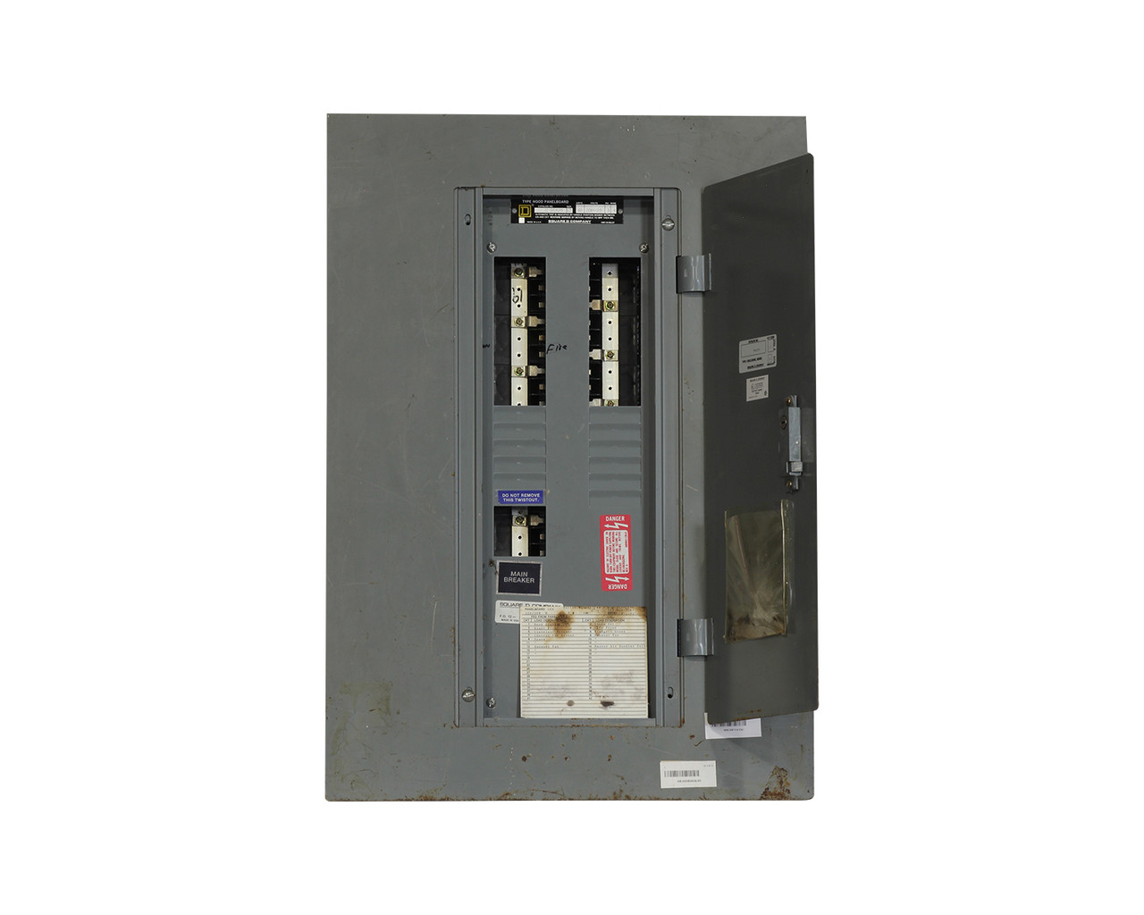 Square D NQOD 12-3414149 Main Breaker Panelboard 60A 208Y/120V NEMA: 1 D: 6 H: 31 W: 22 Number of Spaces: 30 3 PH, 4 Wires, Cover MHC29F, Enclosure MH29