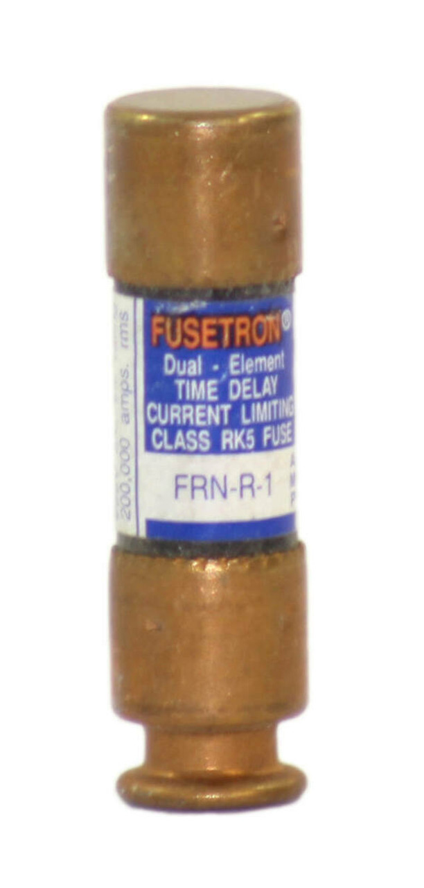 Bussmann FRN-R-1 Fuse 1A 250V 200kA Class RK5 Dual Element Time-Delay Current Limiting