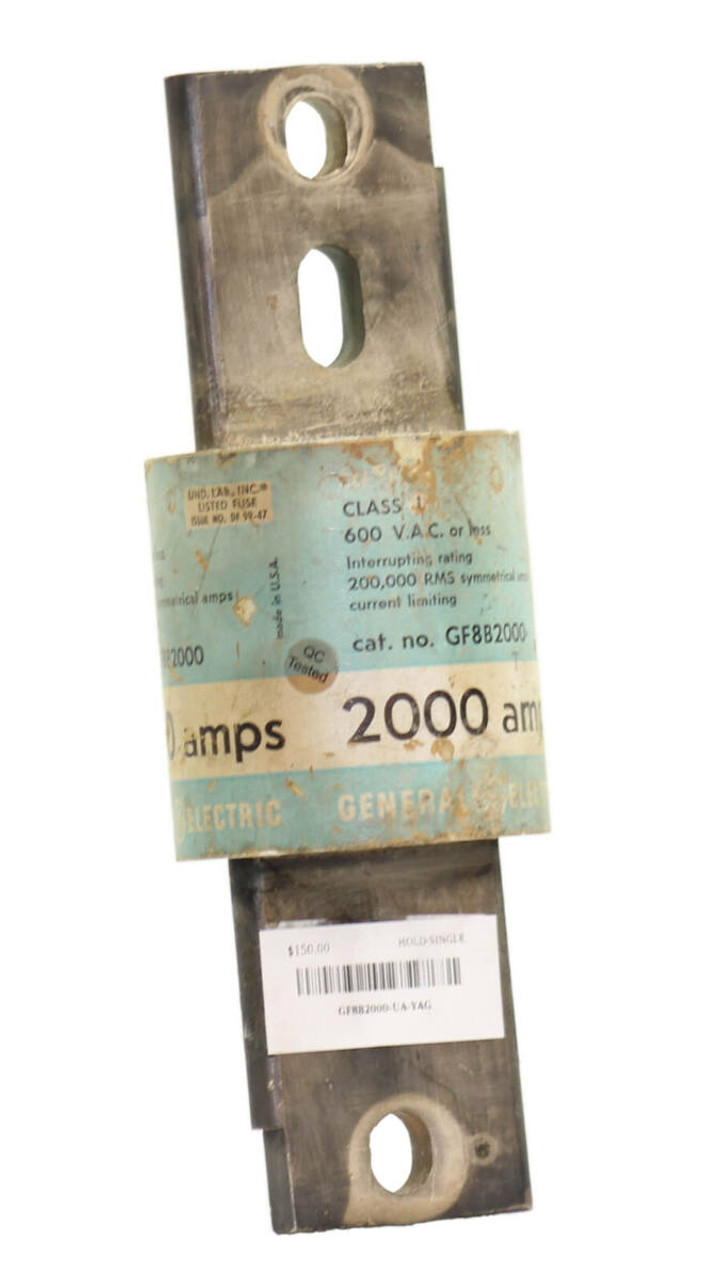 General Electric GF8B2000 Fuse 2000A 600V Class L