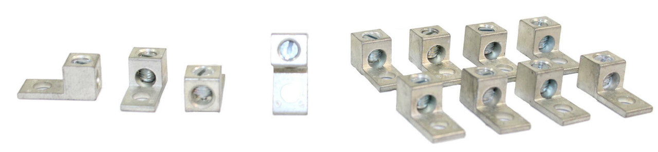 Burndy KA2U Aluminum Mechanical Lug Single Port 1 Hole 2-14 AWG 1/4-inch Stud