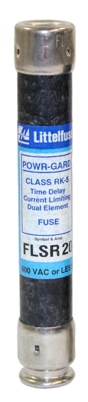 Littelfuse FLSR-20 Fuse 20A 600V Powr-Gard Class RK5 Time Delay Dual Element