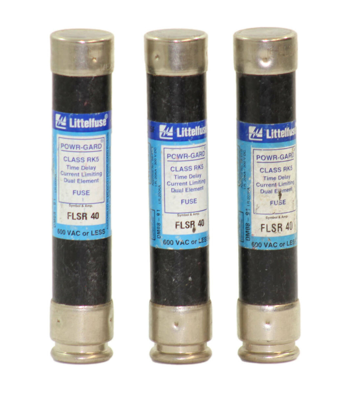 Littelfuse FLSR 40 Fuse 40A 600V Powr-Gard, Class RK5, Time Delay