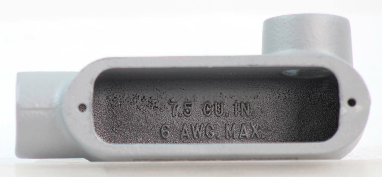 Appleton LR75-M Conduit Outlet Body Material: Steel Diameter: 3/4 Inch Type UR