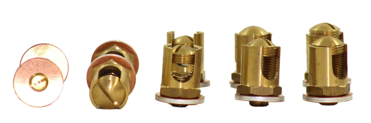 Allied 2/6797 Brass Terminals Size: 35-95 Sq.mm, 1/2 Inch Opening