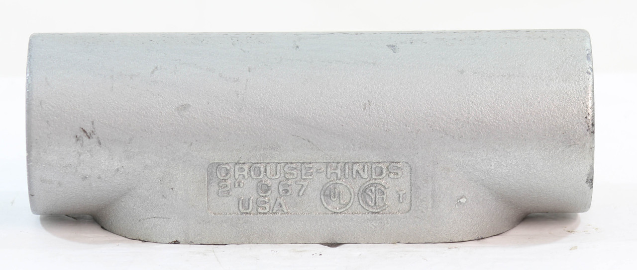 Crouse-Hinds C67 C-Style Conduit Body Material: Iron Alloy Diameter: 2 Inch Form-7