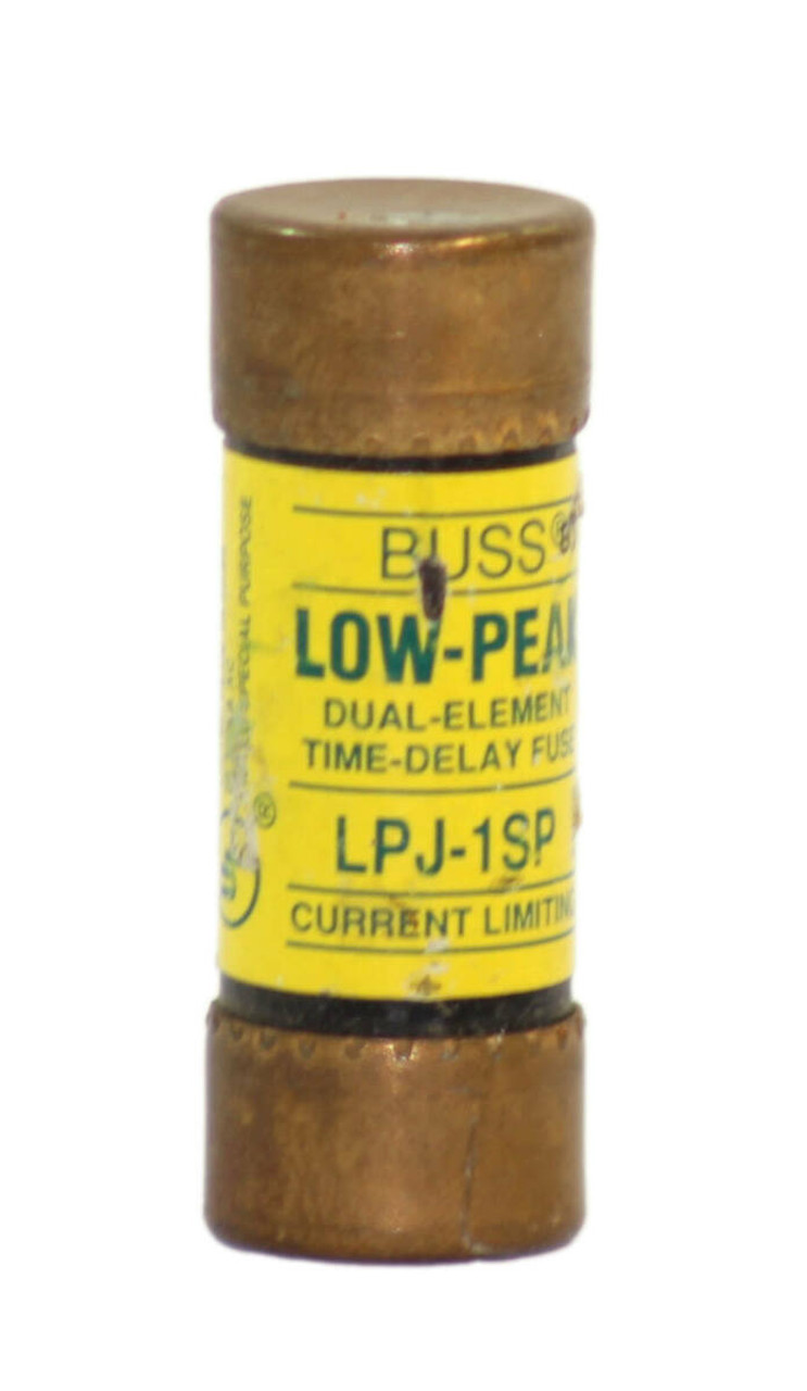 Bussmann LPJ-1SP Fuse 1A 600V Class J, Low-Peak, Dual Element, Time Delay, Current Limiting