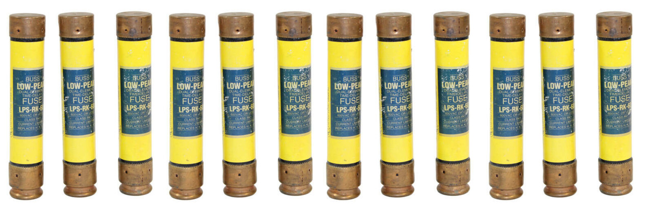 Bussmann LPS-RK-60 Dual-Element Time-Delay Fuse 60A 600V
