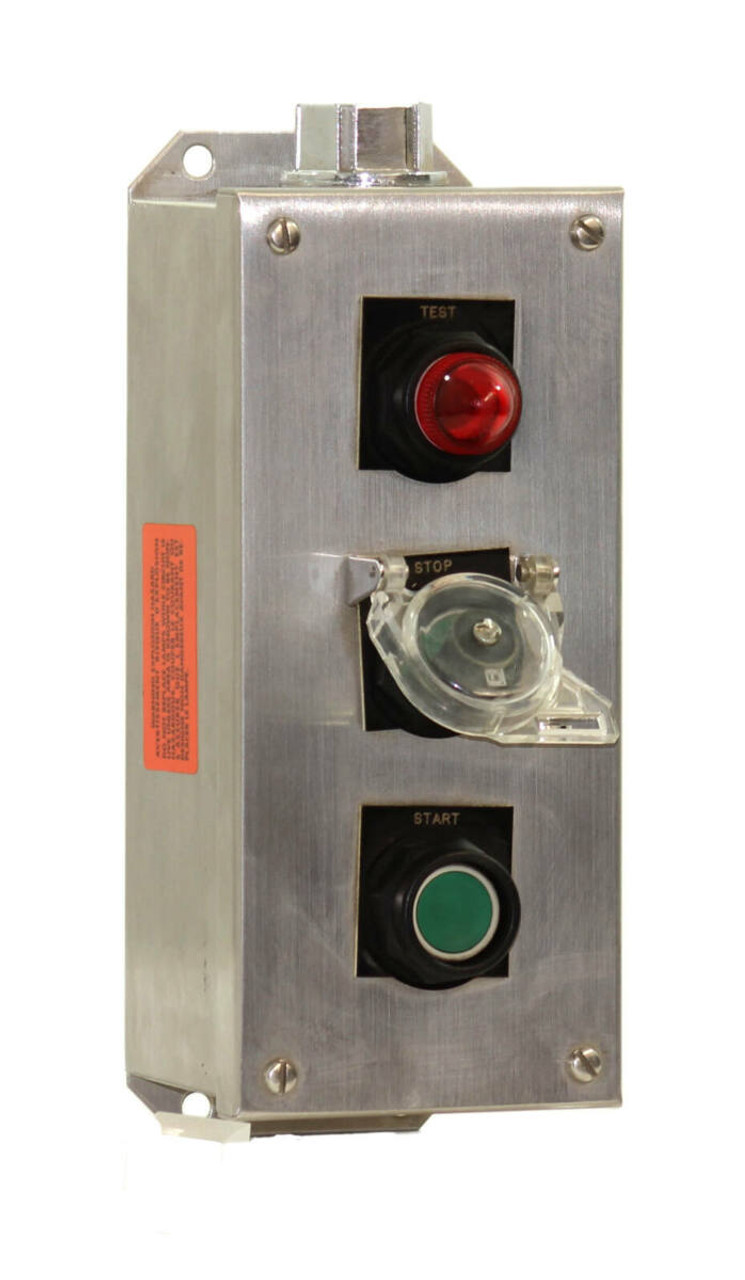 Sqaure D KYSS-3 Industrial Control Panel With Class 9001 K Series Buttons Installed