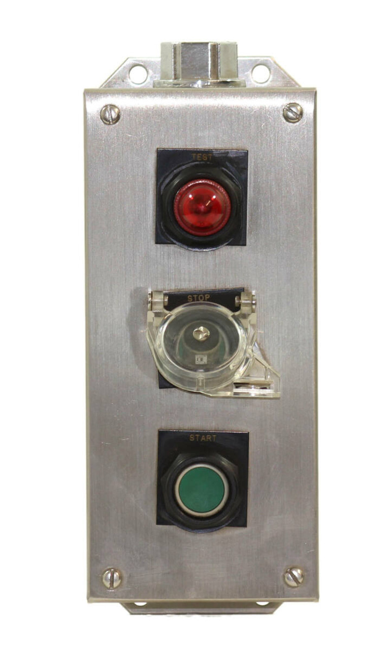 Sqaure D KYSS-3 Industrial Control Panel With Class 9001 K Series Buttons Installed