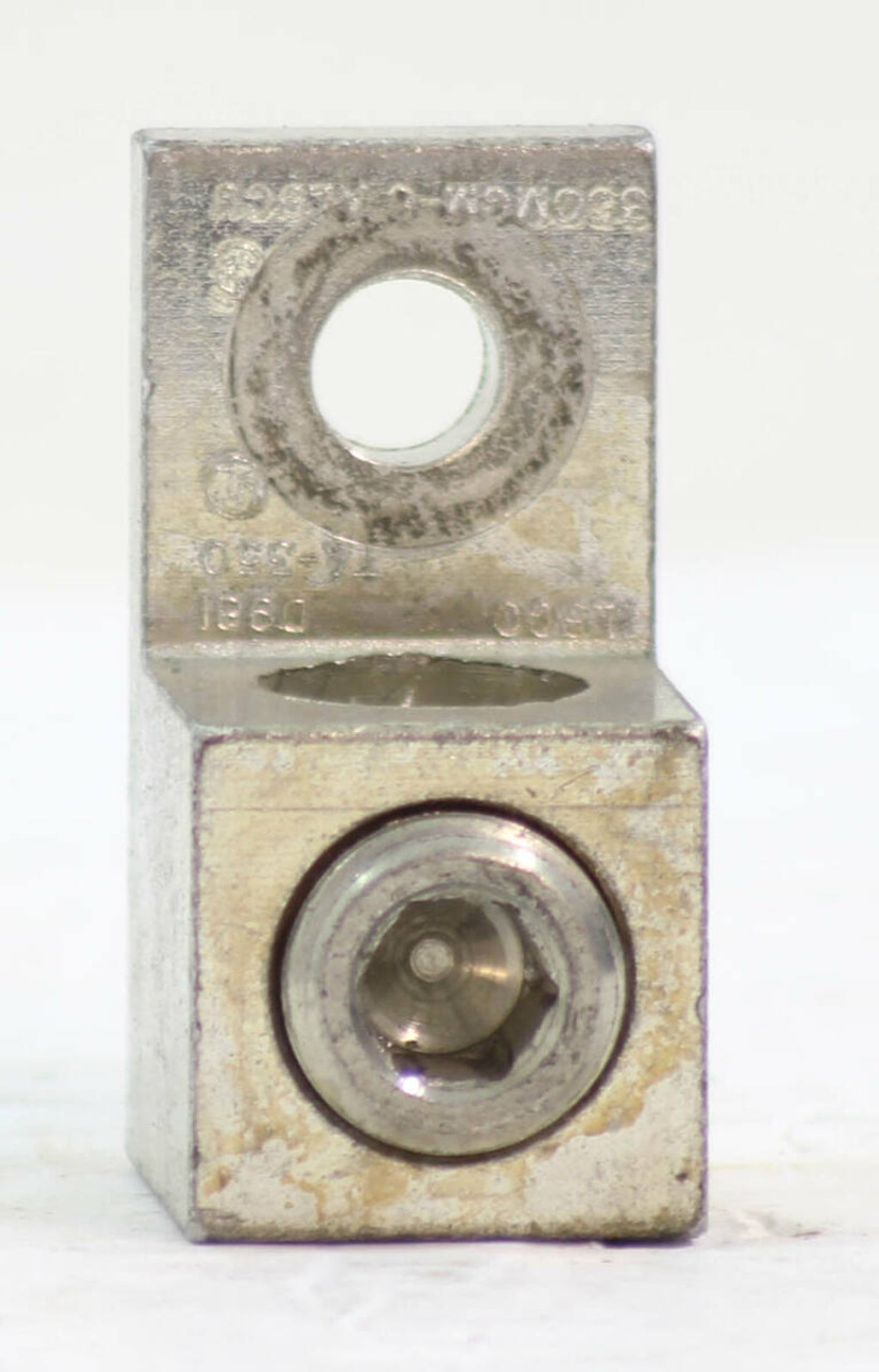 Ilsco TA-350 Aluminum Mechanical Lug 350 MCM-6 Single Barrel 1-Hole D981