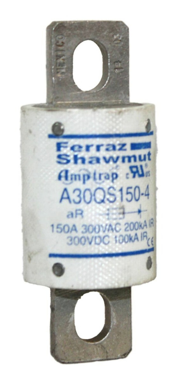 Ferraz Shawmut A30QS150-4 Semiconductor Fuse 150A 300V QS Blade, 63KA