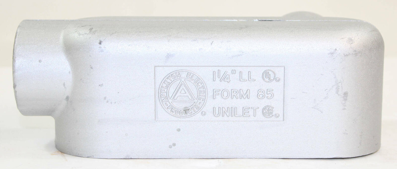 Appleton LL125-A Conduit Body Material: Aluminum Size: 1 1/4 Inch FORM 85