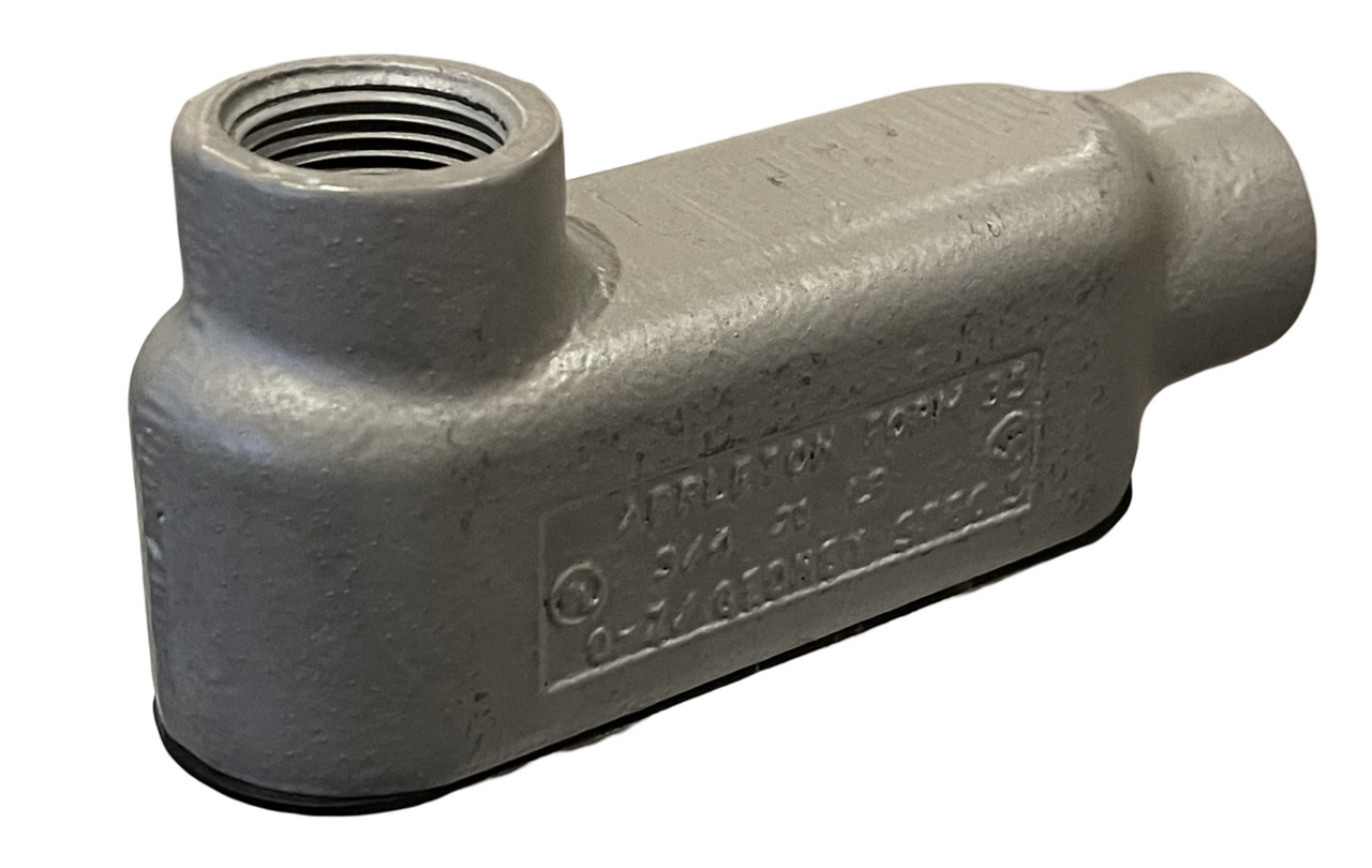 Appleton LB-75M Conduit Body 3/4 Inch Malleable Iron Form 35 Threaded LB Type