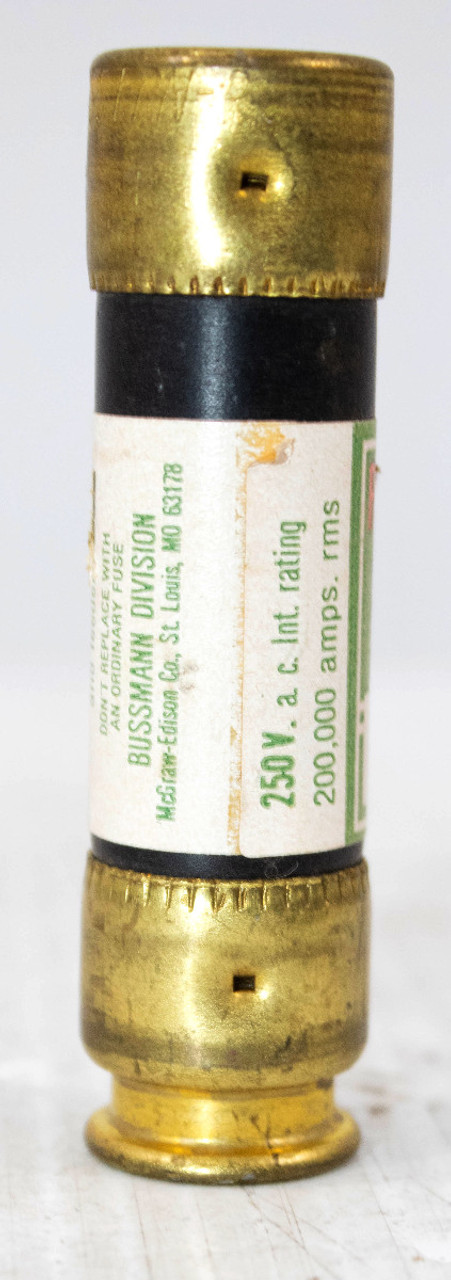 Bussmann FRN-R-50 Fuse 50A 250V Fusetron Class RK5 Dual Element Time Delay