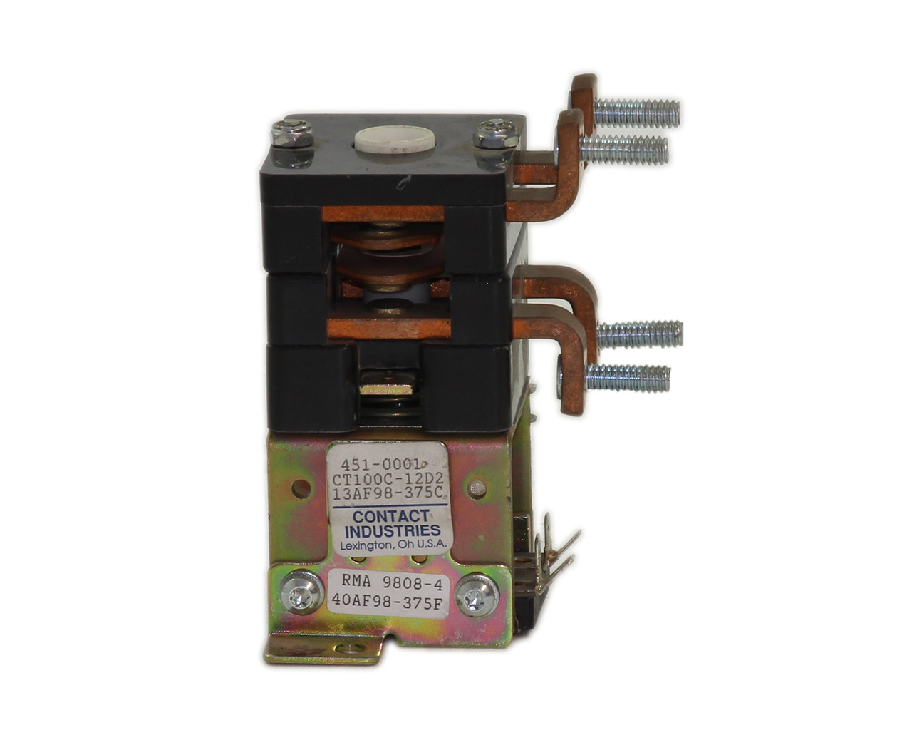Contact Industries CT100C-12D2 Relay 100A 12DCV 13AF98-375C