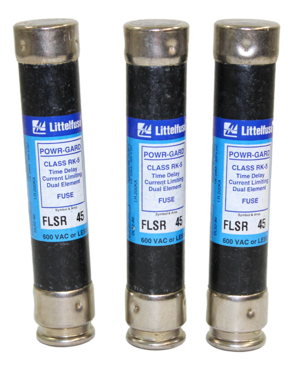 Littelfuse FLSR 45 Fuse 45A 600V Powr-Gard Class RK-5 Time Delay Fuse