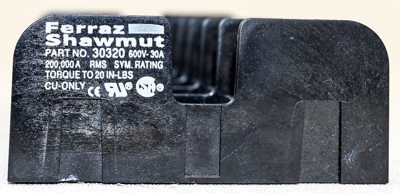 Ferraz Shawmut 30320 Fuse Block 30A 600V 6P