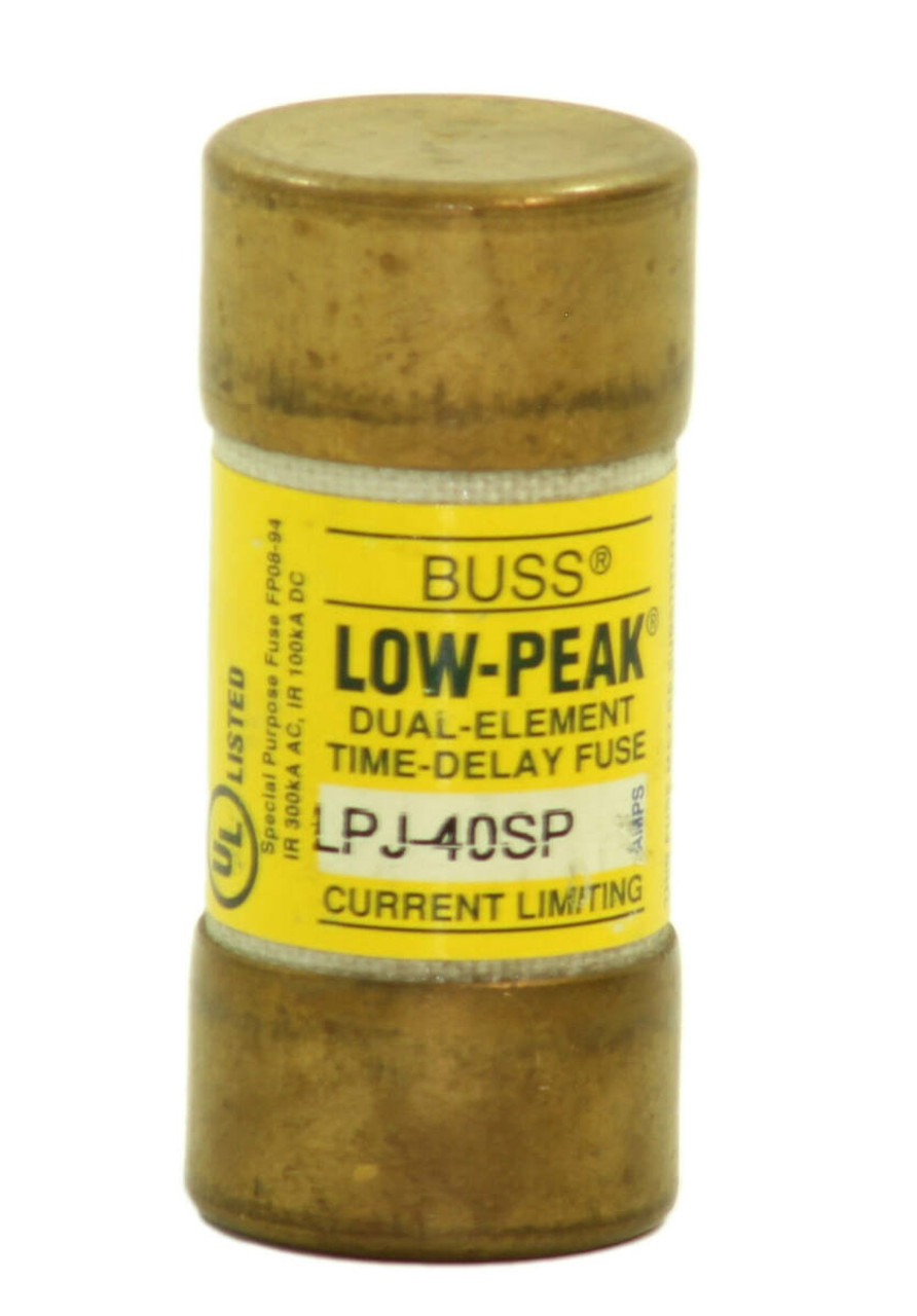 Bussmann LPJ-40SP Low-Peak Fuse 40A 600 VAC Class J