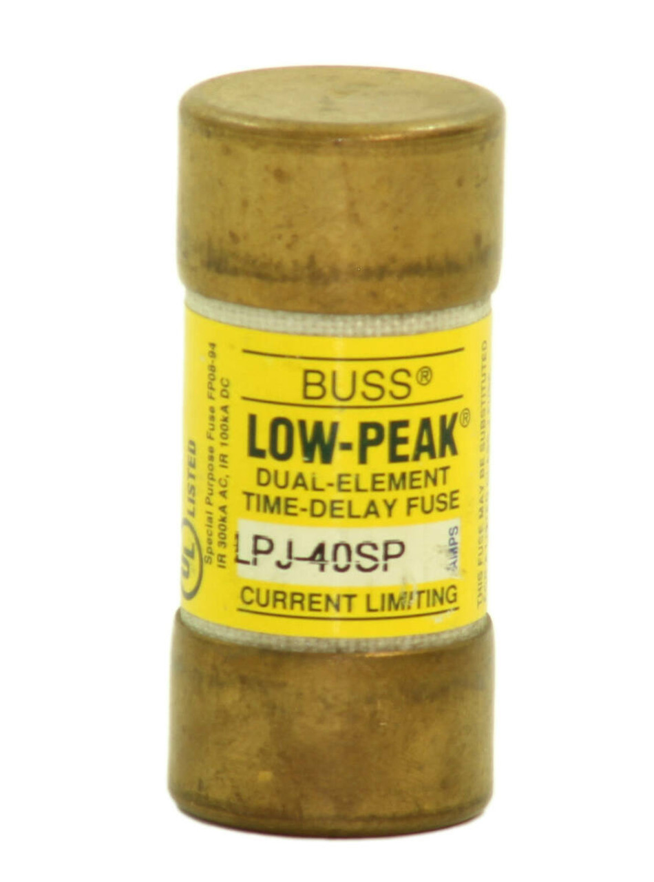 Bussmann LPJ-40SP Low-Peak Fuse 40A 600 VAC Class J