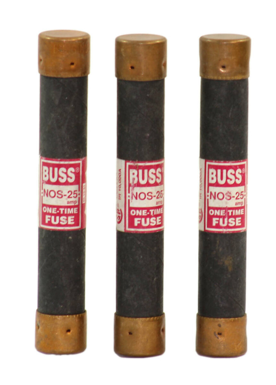 Bussmann N0S-25 One-Time Fuse 25A 600V