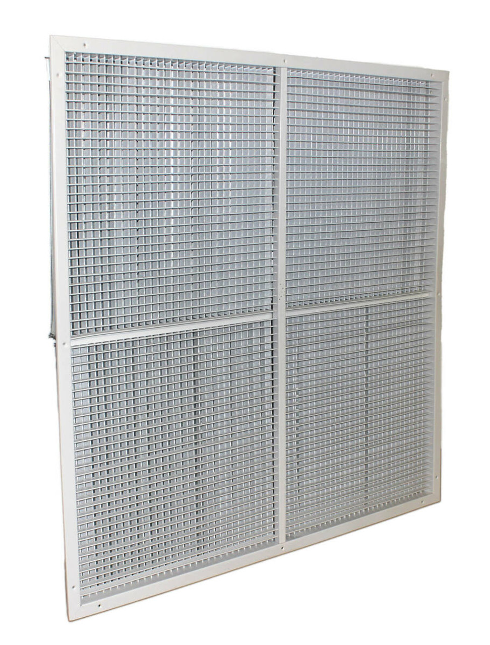 Titus 300RS Supply Louver Vent 48 Inch x 48 Inch, Steel Double Deflection, 3/4 Inch Blade Spacing