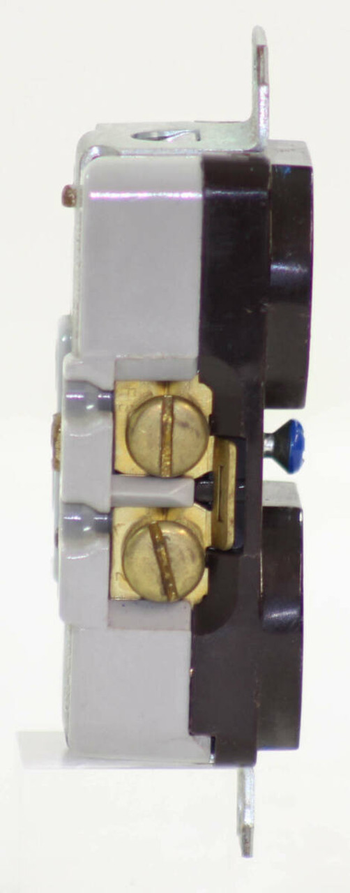 Hubbell 5252 Duplex Receptacles 15A;125V; Brown, Back and Side Wiring,