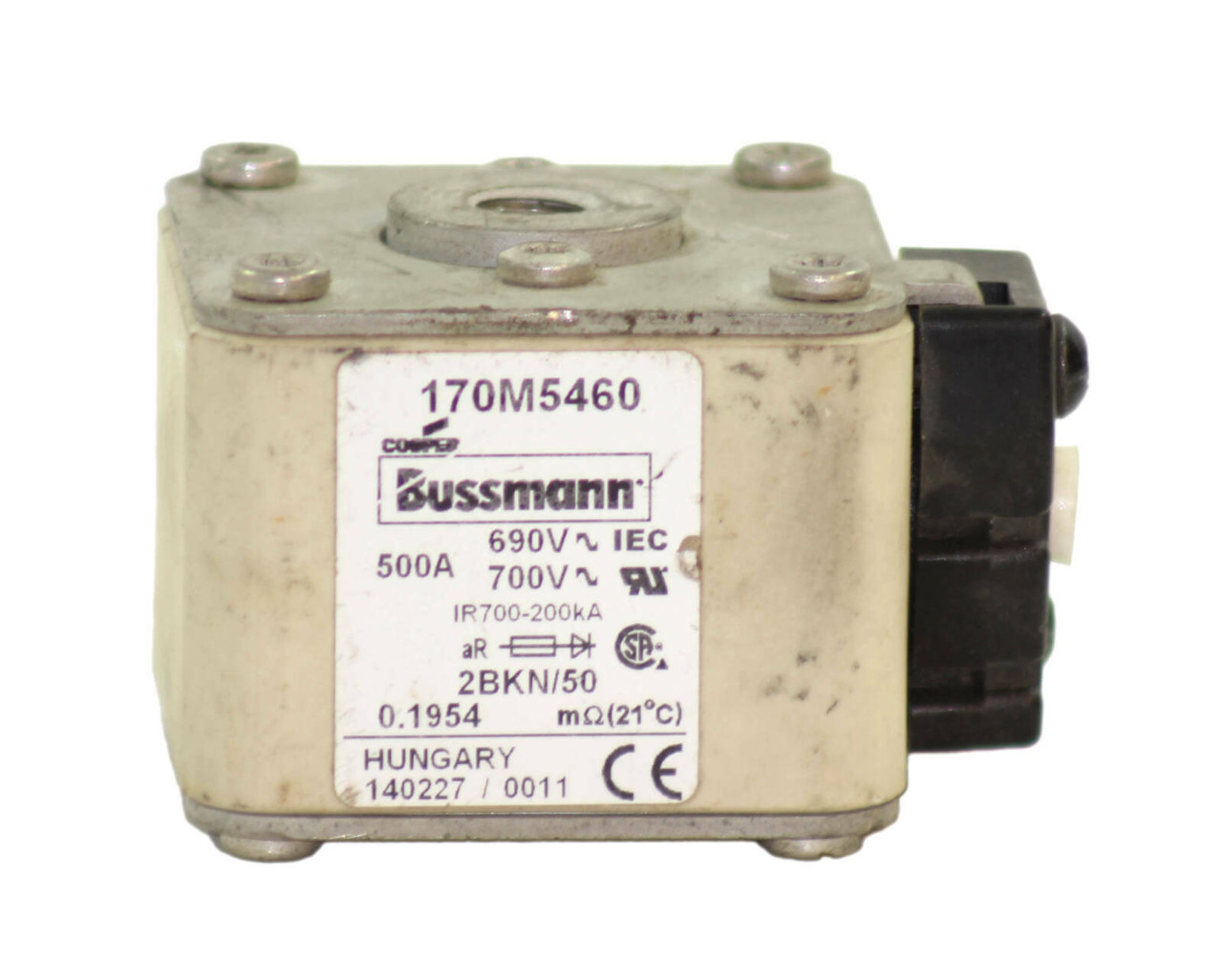 Bussmann 170M5460 Fuse 500A 700V 2BKN/50 AR UC