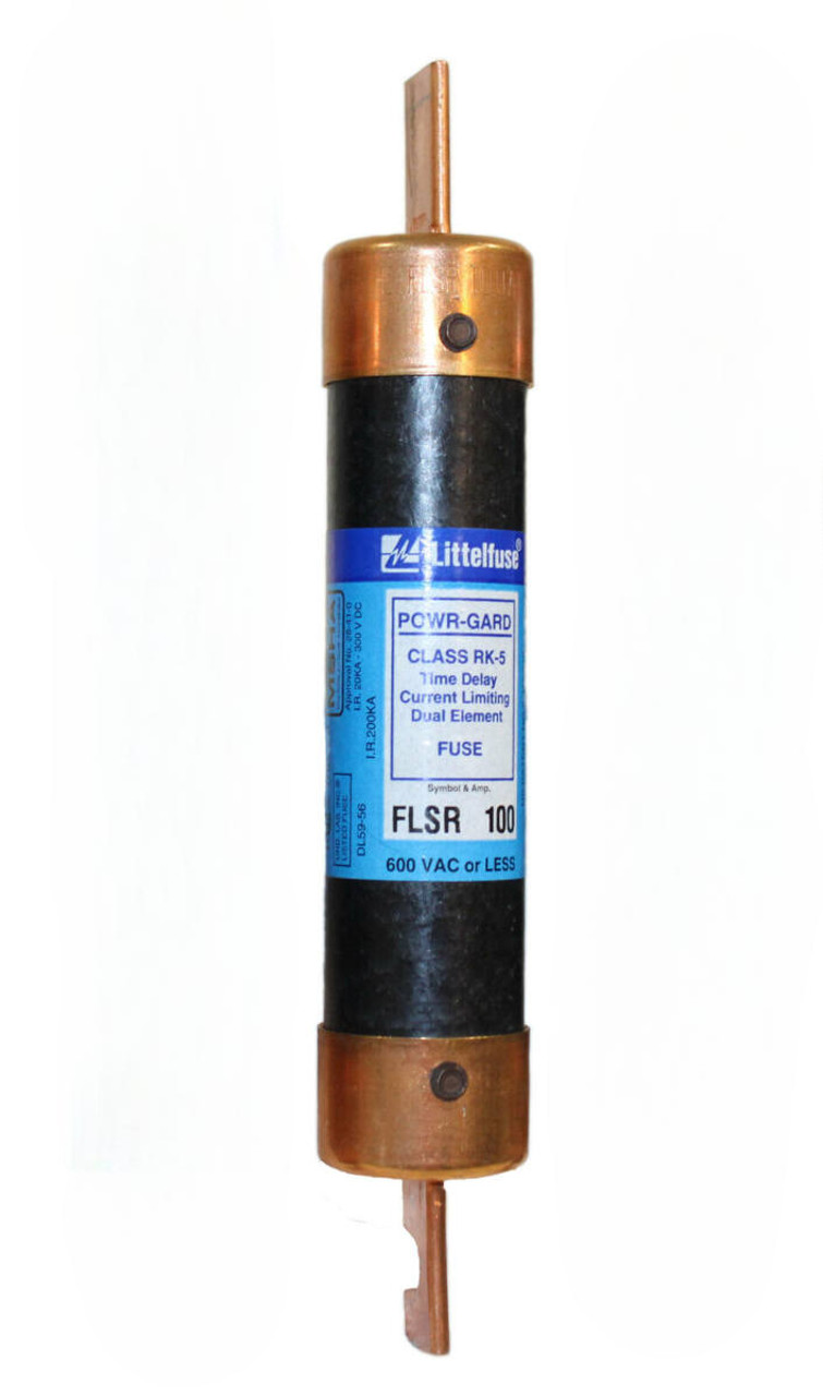 Littelfuse FLSR-100 Fuses 100A 600V Powr-Gard RK-5 Time Delay Current Limiting