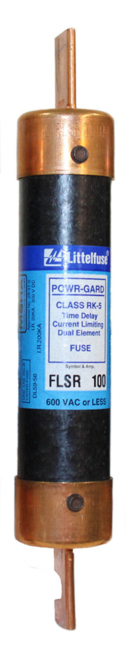 Littelfuse FLSR-100 Fuses 100A 600V Powr-Gard RK-5 Time Delay Current Limiting