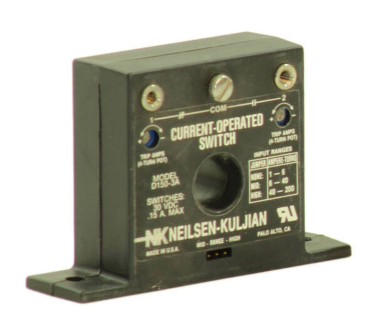 Neilsen-Kuljian D150-3A Current-Operated Switch .15A 30 DCV