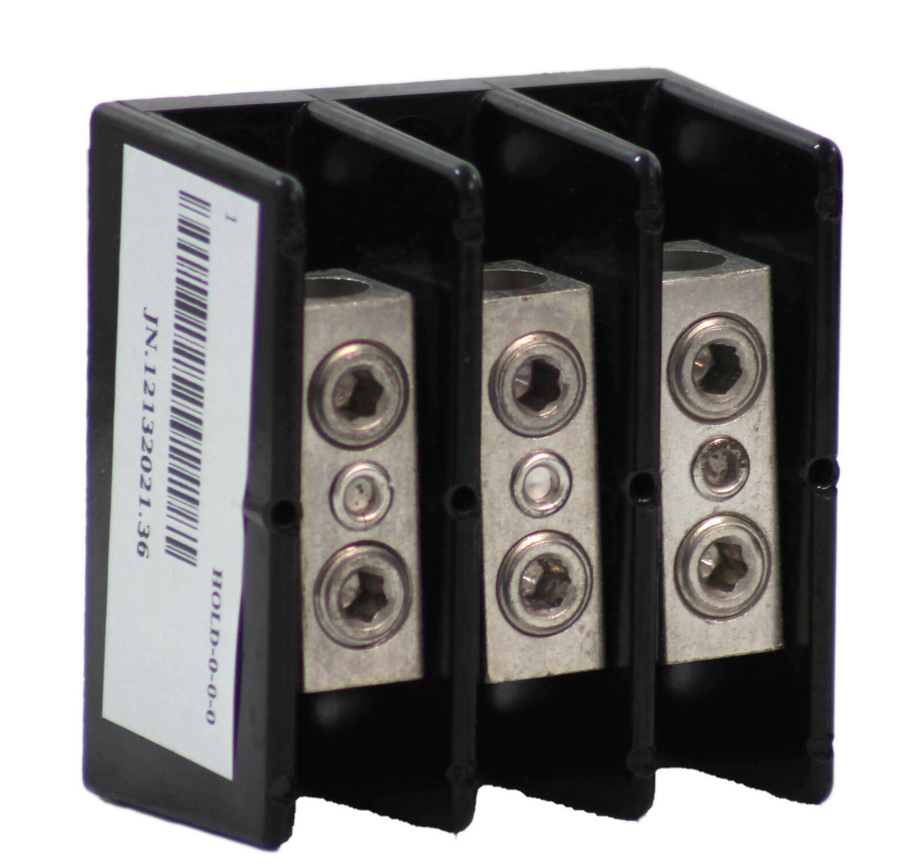 Eaton 16204-3 Power Splicer Block 175A 600V 3P 200kA Tin-Plated AL Connector