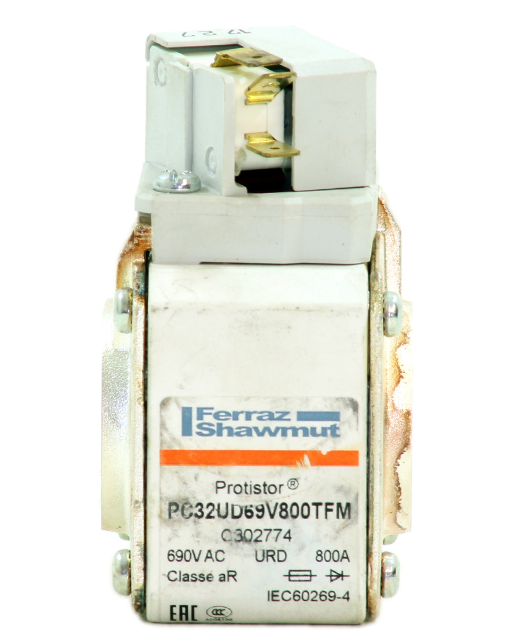 Ferraz Shawmut PC32UD69V800TFM Fuse with Switch 800A 690V C302774 Protistor