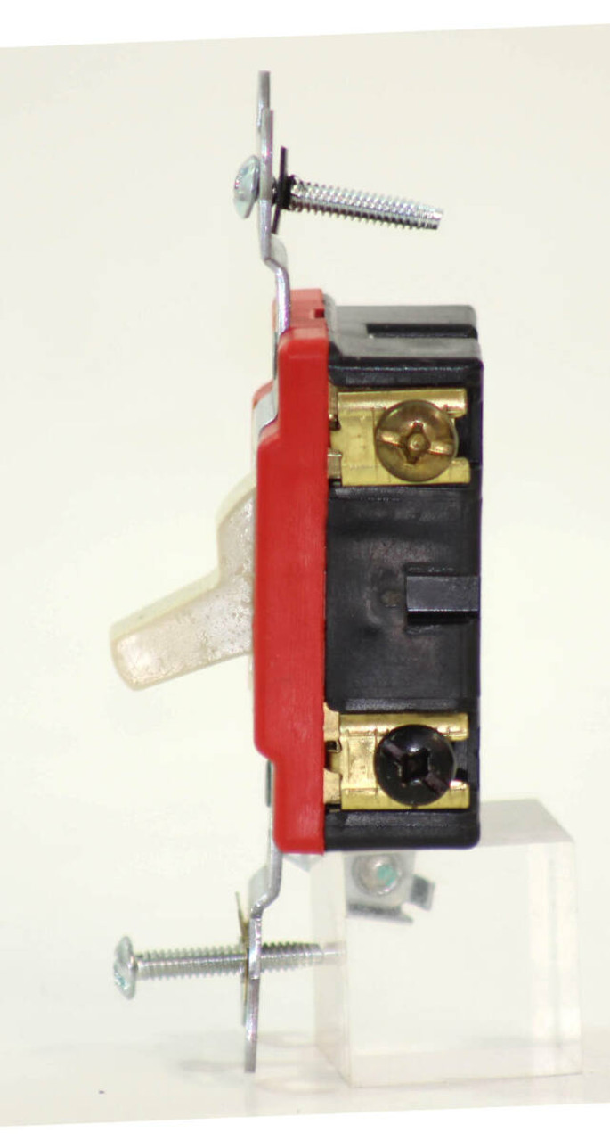 Leviton 1223-2I Toggle Switch 3 Way Grounding 20A 120/277V Ivory