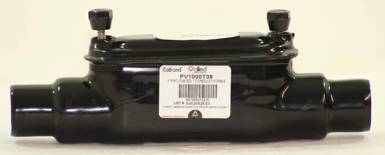 Calbond PV1000T38 Condulet Body Form 8 Material: PVC Coated Steel Diameter: 1 Inch