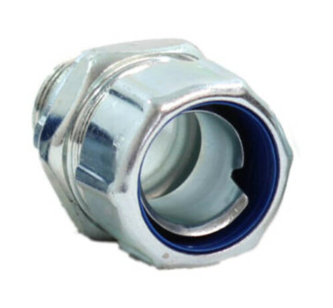 Thomas and Betts 5234 Straight Conduit Connector Material: Steel Size: 1 Inch Liquidtight, for Flexible Metal Conduit, 5234-TB