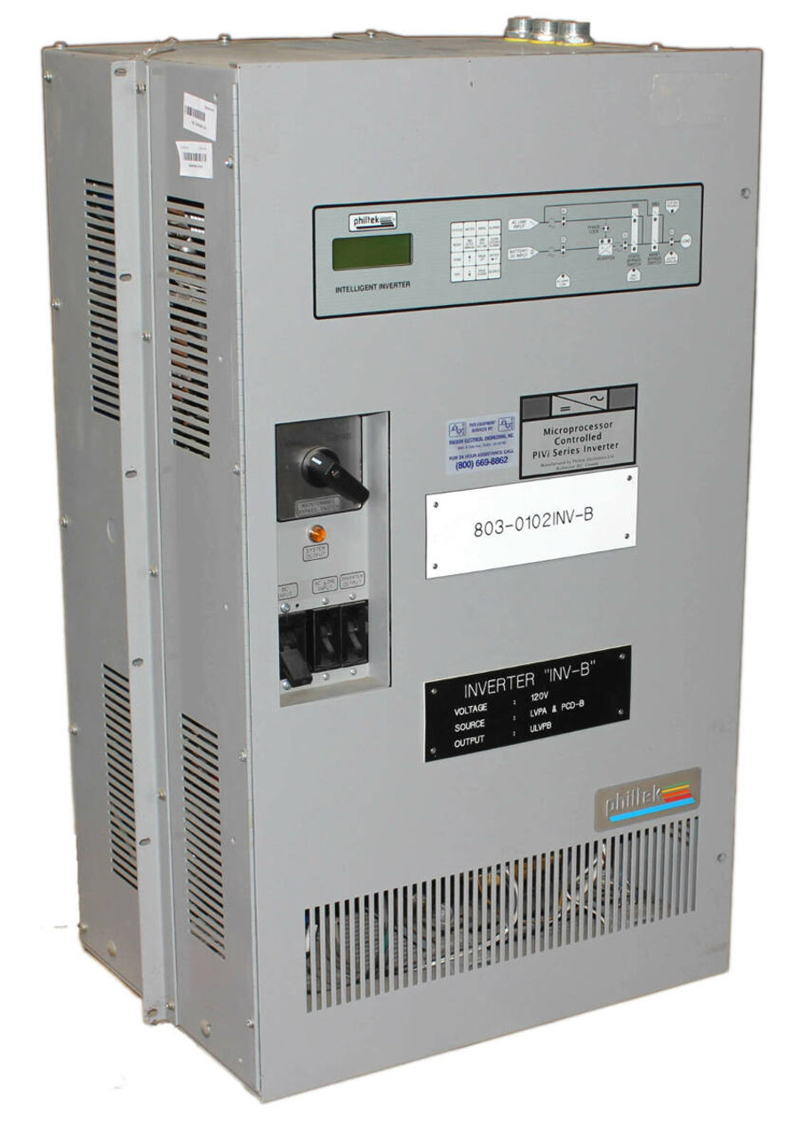 Philtek 5K-48-N-MBS Inverter Input-DC:42 to 59 VDE Output-120V 60HZ 5000VA Max.