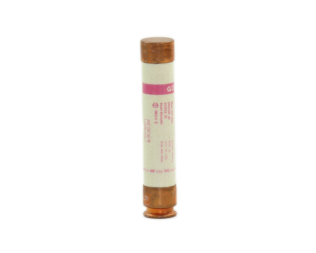 Gould Shawmut TRS50R Fuses 50A 600V Diameter: 1-1/16 Inch L: 5-1/2 Inch S1027081 Class RK5