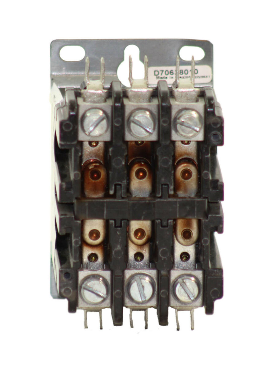 Siemens 42CF35AJ Definite Purpose Contactor 40A 3P 24V Coil w/ Auxiliary Furnas 49ACR6 Series F