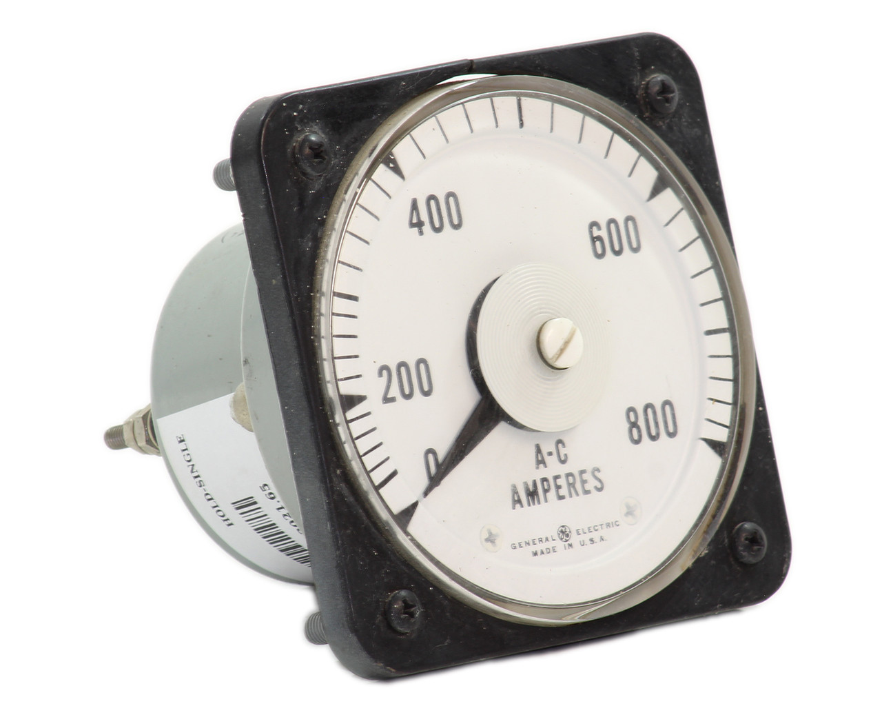 General Electric 50-103131-LSSNZ A-C Ammeter Type AB-40, Full Scale 5A, CT Ratio 160:1, Cycles 40-70, Code 124
