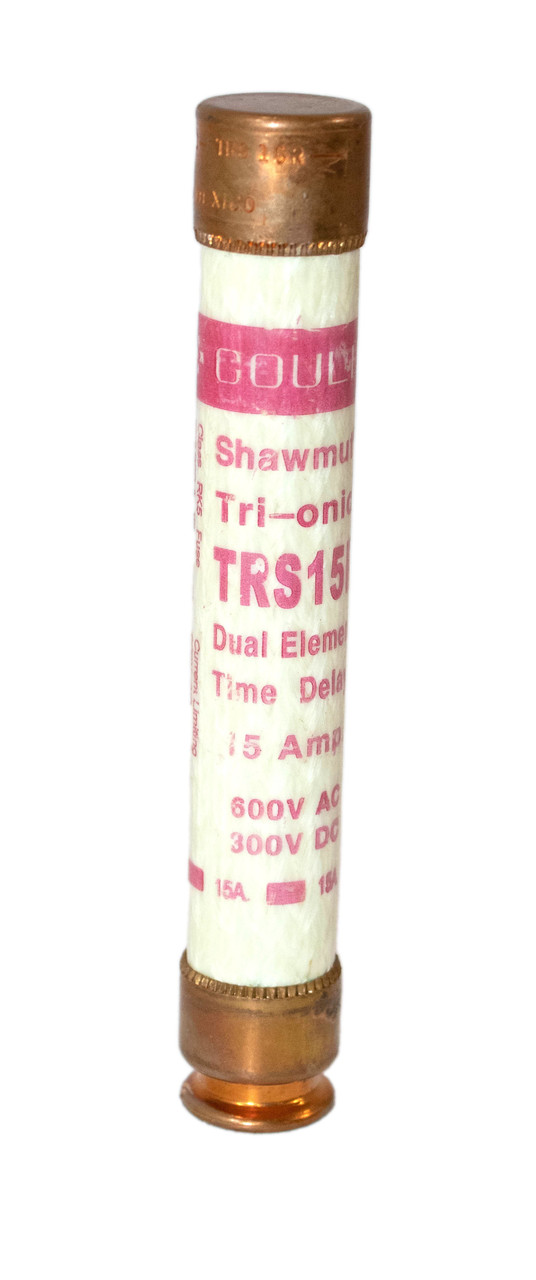 Gould Shawmut TRS15R Fuses 15A 600V Diameter: 13/16 Inches L: 5 Inches