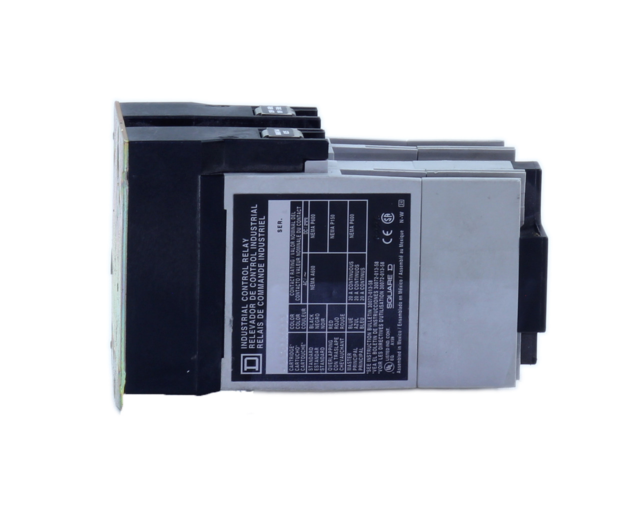 Square D 8501X033 Industrial Control Relay 110-120V 50/60Hz Series A