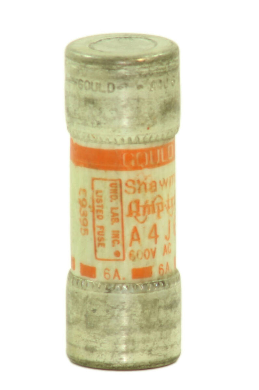 Gould Shawmut A4J6 AmpTrap Fuse 6A 600V Class J