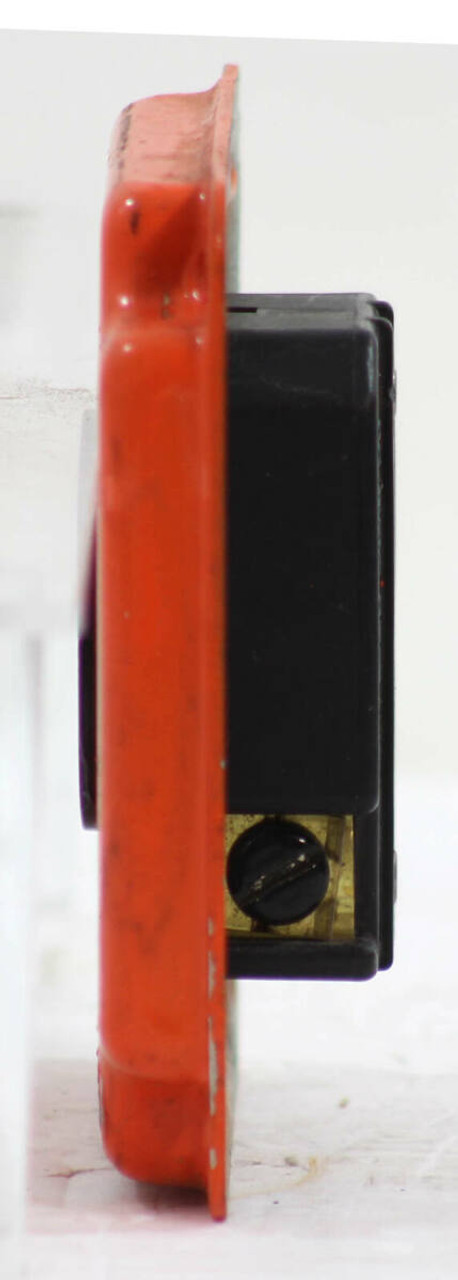 Marinco 306R Locking Receptacle With Orange PLate 30A 250V Receptacle,Locking